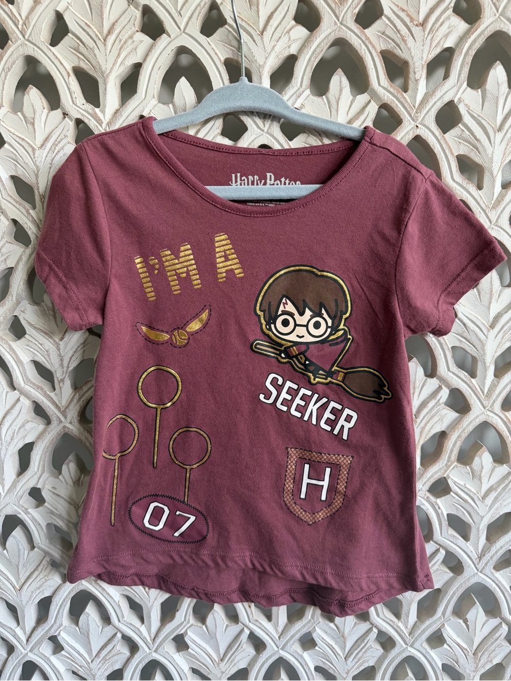 Harry Potter Girls Seeker Quidditch T-Shirt 4T